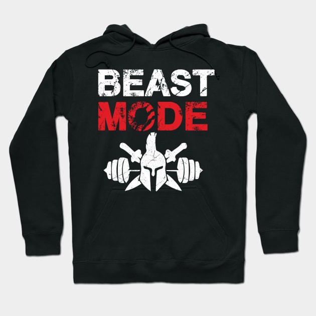 Beast mode gym Hoodie by Boss creative